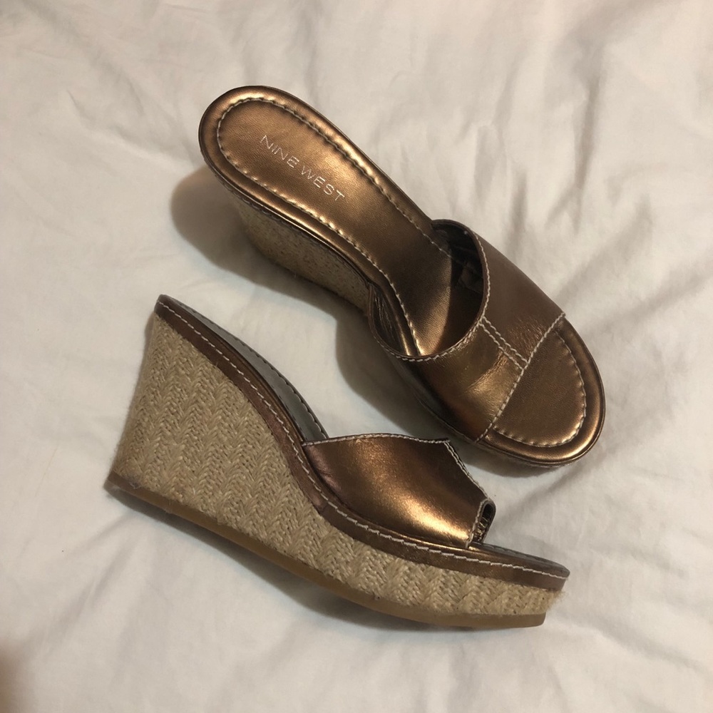 Nine West wedge sandals